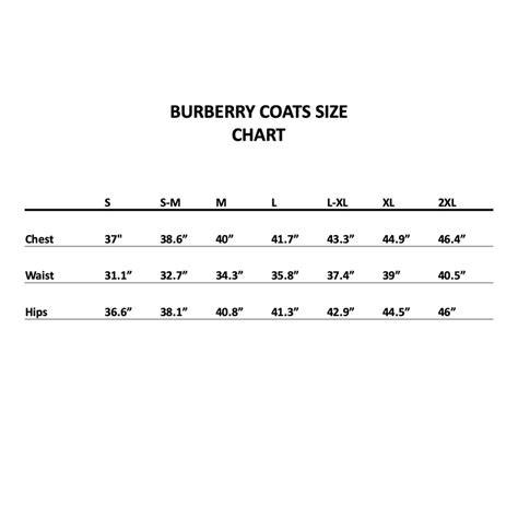 where do i find the size on a burberry coat|Burberry women's coat size chart.